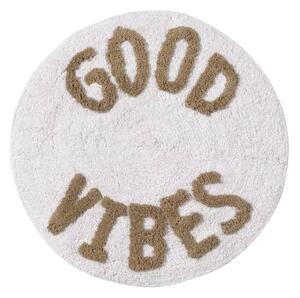 Χαλάκι Μπάνιου Στρογγυλό Good Vibes Das Home - 108 - ecru