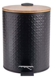 Χαρτοδοχείο Μπάνιου Bamboo 5L Estia - 96 - Black