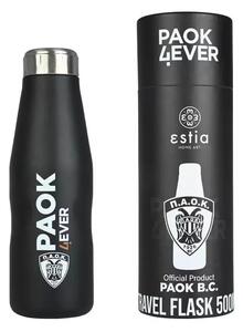 Ανοξείδωτο Μπουκάλι Θερμός PAOK B.C 500ml Estia