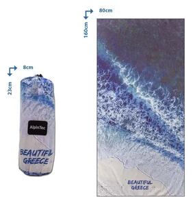 Πετσέτα Θαλάσσης DryFast Sea Ripple (80Χ160) AlpinTec