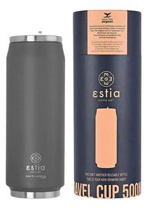 Ανοξείδωτο Ποτήρι Θερμός Save the Aegean 500ml Estia - 110 - Grey