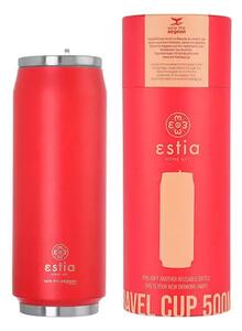 Ανοξείδωτο Ποτήρι Θερμός Save the Aegean 500ml Estia 126-Red