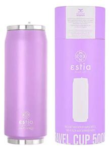 Ανοξείδωτο Ποτήρι Θερμός Save the Aegean 500ml Estia 34 - lavender