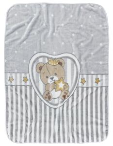 Κουβέρτα Κούνιας Βελουτέ Star Bear (6617) Das Baby