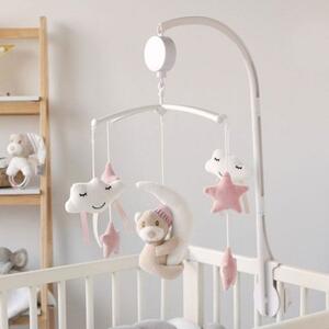 Μουσικό Μόμπιλε Kiokids Bear & Stars Ροζ 6678