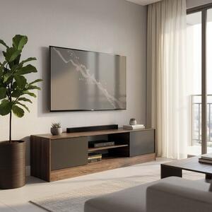 Έπιπλο TV Sasa I Καφέ 150x35x41.5 cm