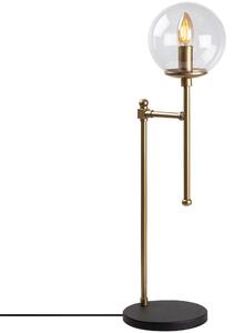 Φωτιστικό Επιτραπέζιο Step 942FLG1862 18x24x66cm 1xE14 40W Clear-Gold Opviq