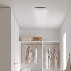 MEGAMAN Φωτιστικό οροφής LED Bruno, 117 cm, 56 W, IP44, λευκό, Λευκό, Μπάνιο, Πλαστικό, σύγχρονο