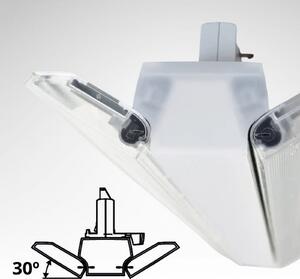 MEGAMAN Λάμπα LED τριφασική για ράγα Xavier 4000K λευκή 60cm, Λευκό, Μελέτη / Γραφείο, Πλαστικό