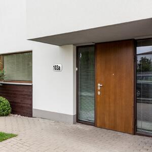 MEGAMAN Φωτιστικό τοίχου LED Nova XChange λευκό με αριθμό οικίας CCT, IP44, Λευκό, Πλαστικό