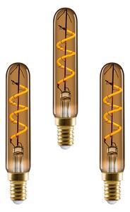 E3light - 3-pack Λαμπτήρας LED 2W (80lm) Φωτο Ρυθμιζόμενο T19 Golden E14