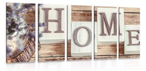 Πεντάπτυχος πίνακας γράμματα Home
