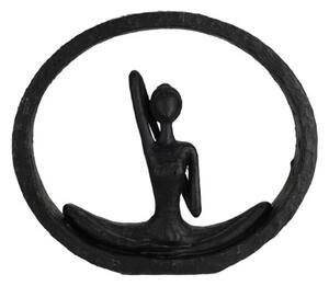 Διακοσμητική Φιγούρα Γυναίκα (22.5x4.5x19.5) K-M Black 095005140