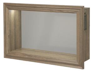 Ράφι Τοίχου Με Φως (40x10x25) K-M Light Wood DD1001250