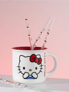 Sinsay - Σετ γυάλινων καλαμακιών Hello Kitty με βουρτσάκι καθαρισμού, 5 τεμ. - πολυχρωμο