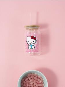 Sinsay - Κούπα με καπάκι και καλαμάκι Hello Kitty - πολυχρωμο