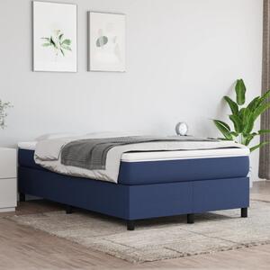 VidaXL Πλαίσιο Κρεβατιού Boxspring Μπλε 120x200 εκ. Υφασμάτινο