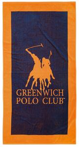 Greenwich Polo Club Πετσετα Θαλασσης 90χ180 4003 Blue, Orange