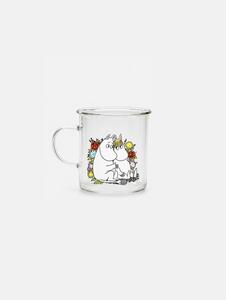 Sinsay - Γυάλινη κούπα με χερούλι The Moomins - πολυχρωμο