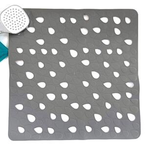 Αντιολισθητικό Πατάκι Ντουζιέρας (54x54) Octopus Drops Γκρι 00297.003
