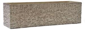 MOD Premium Ζαρντινιέρα Brick ανοιχτό καφέ fiberclay 60x17x18cm 34509