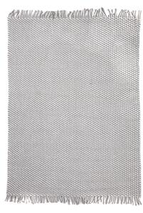 Royal Χαλί μοντέρνο χειροποίητο Duppis OD2 White/Grey Πατάκι 60 cm x 90 cm