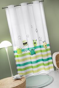 Koυρτίνα Soft-Touch Monsters Lime με Τρουκς 160x240εκ. Saint Clair