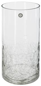 Βάζο atmosphera Crackle, Γυαλί, 30 cm