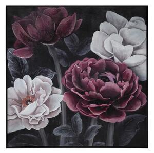 Πίνακας atmosphera Black Flower, 58x58 cm