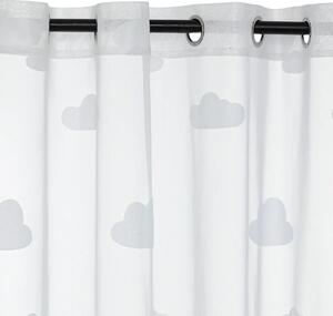 Παιδική διάφανη κουρτίνα atmosphera Cloud, 140 x 240 cm, λευκή