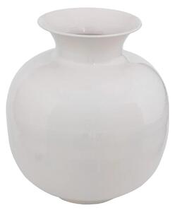 Βάζο atmosphera Kian, 34 cm, εμαγιέ μέταλλο, λευκό