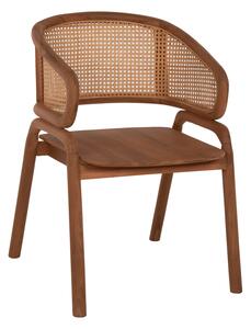 AP Καρέκλα ξύλινη teak με rattan Subaya 57x62x83cm 721516