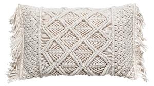 Διακοσμητικό μαξιλάρι atmosphera Macrame, 30x50 cm, εκρού