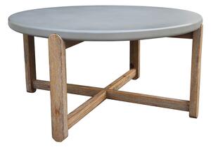 UBUD COFFEE TABLE CEMENT 81x81xH40cm