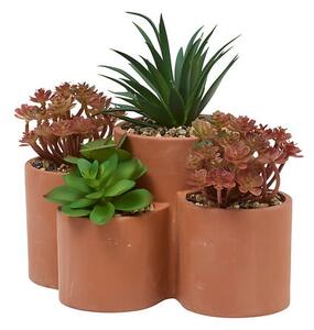 Τεχνητό φυτό atmosphera Wonj Succulent, 20 εκ