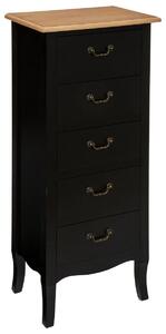 Συρταριέρα atmosphera Chrysa, 5 συρτάρια, MDF, 45x30x113 εκ