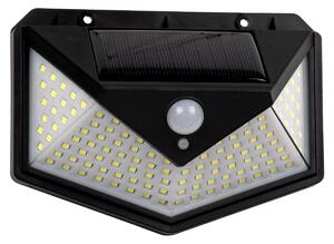 GloboStar® 85714 Αυτόνομο Ηλιακό Φωτιστικό LED SMD 10W 1000lm με Ενσωματωμένη Μπαταρία 1200mAh - Φωτοβολταϊκό Πάνελ με Αισθητήρα Ημέρας-Νύχτας και PIR Αισθητήρα Κίνησης Αδιάβροχο IP65 Ψυχρό Λευκό 6000K