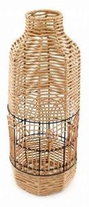 MOD Premium Βάζο διακοσμητικό Rattan ψάθινο 40cm SY0112