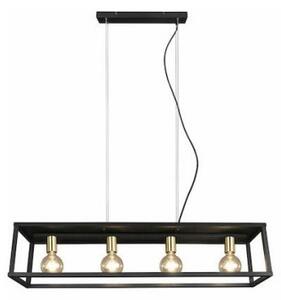 Κρεμαστό Φωτιστικό Οροφής 4xE27 Μαύρο Vito R30194032 Trio Lighting R30194032 Μαύρο