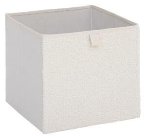 Καλάθι αποθήκευσης 5five Mix & Modul, μπουκλέ, λευκό, 31x31 εκ