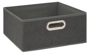 Κουτί αποθήκευσης 5five Mix & Modul, μελανζέ, 31 x 15 εκ