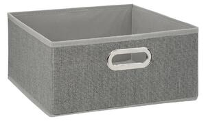 Κουτί αποθήκευσης 5five Mix & Modul, μελανζέ, 31 x 15 εκ