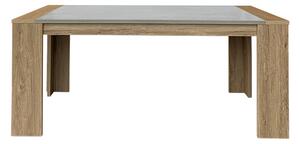 WASCO Τραπέζι μελαμίνης φυσικό επιφάνεια cement 180x90xH76cm