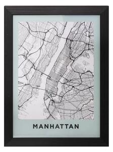 Αφίσα με κορνίζα atmosphera Manhattan, 18x24 εκ., με βάση προβολής