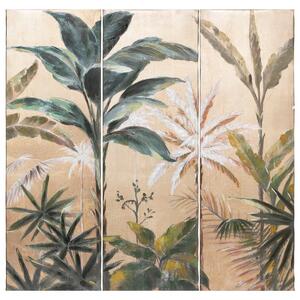 Πίνακας atmosphera Triptych, ζωγραφισμένος καμβάς 90x90 εκ., όψη αλουμινίου