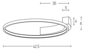 Πλαφονιέρα Φωτιστικό Οροφής LED 31W IP20 3000K Zambelis 2075 Λευκό