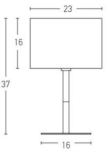 Επιτραπέζιο Φωτιστικό E14 40W IP20 Zambelis 20215 Λευκό