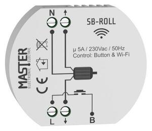 Smart Ελεγκτής Ρολών & Συστημάτων Σκίασης 230 VAC/5A Wi-Fi SB-ROLL Master Electric 00-SB-ROLL