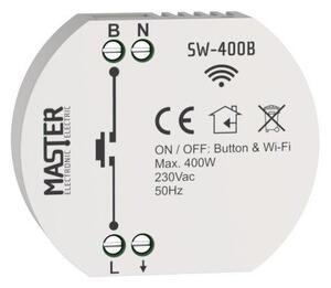 Smart Διακόπτης Κυτίου 1 Channel 230 VAC/400W Wi-Fi SW-400B Master Electric 00-SW-400B