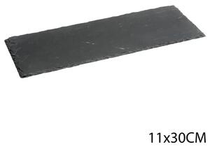 Πιατέλα σερβιρίσματος από σχιστόλιθο Secret de Gourmet, 11x30εκ